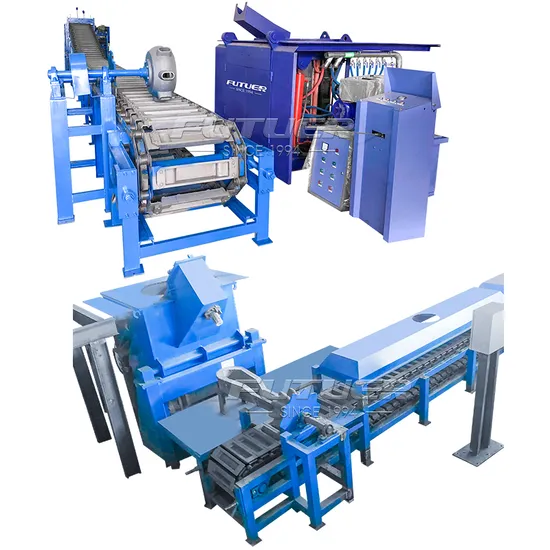 Automatic High Quality Casting Production Line Induction Melting Furnace for Casting Copper Aluminum Iron Ingot Mold Casting 