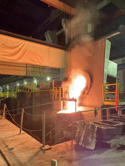 Hydraulic Tilting System If Aps Internation Standard Forging Furnace 1ton 